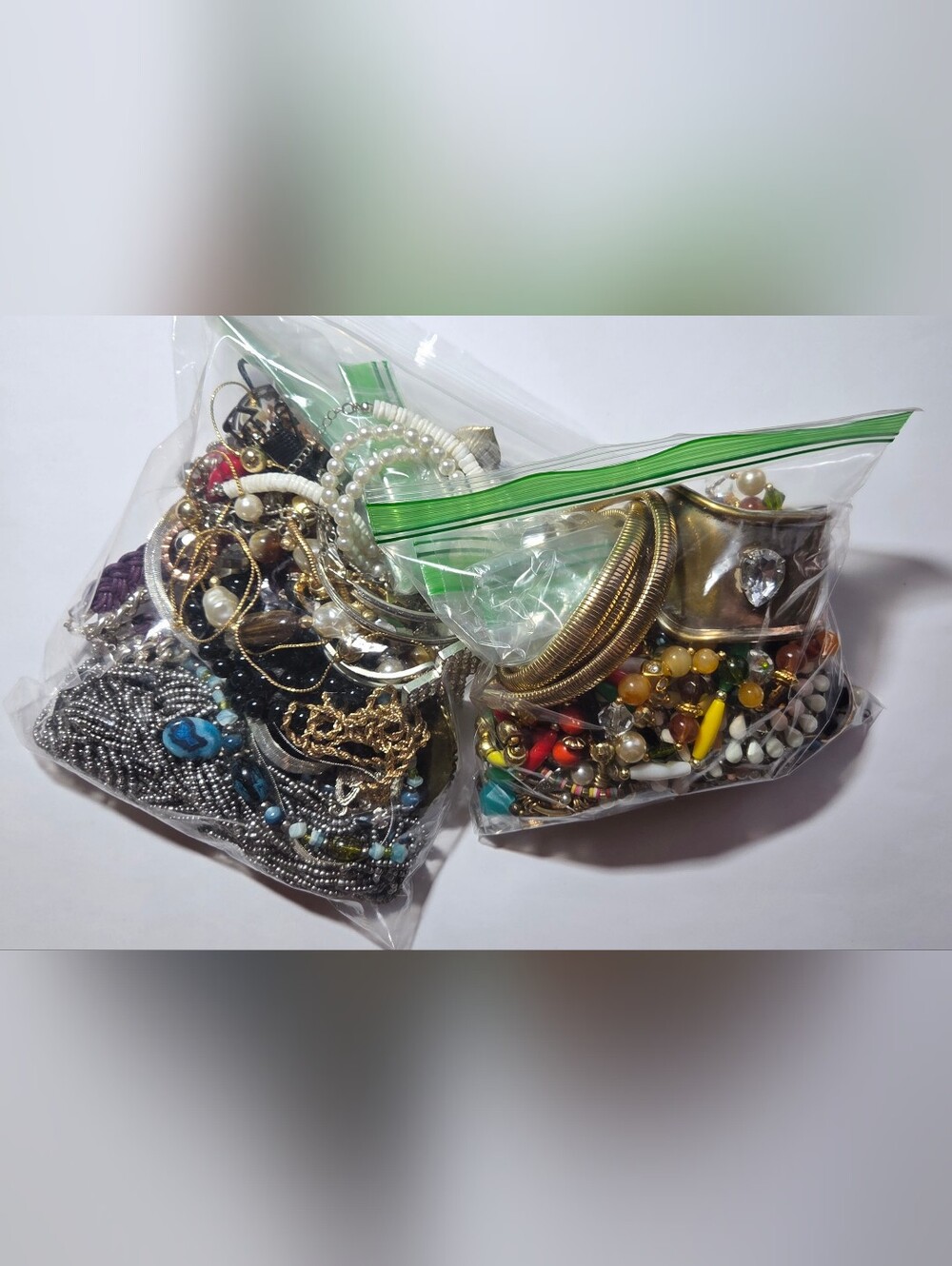 Costume Jewelery Bag. Wearable And Craft.